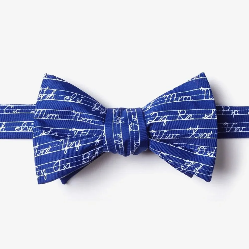 Learning Cursive Bow Tie